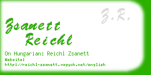 zsanett reichl business card